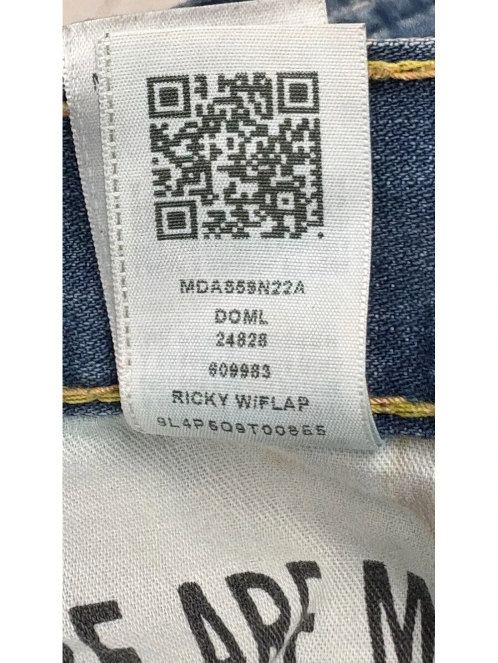 True Religion Men's US Size 32 Ricky Distressed Denim Blue Jeans